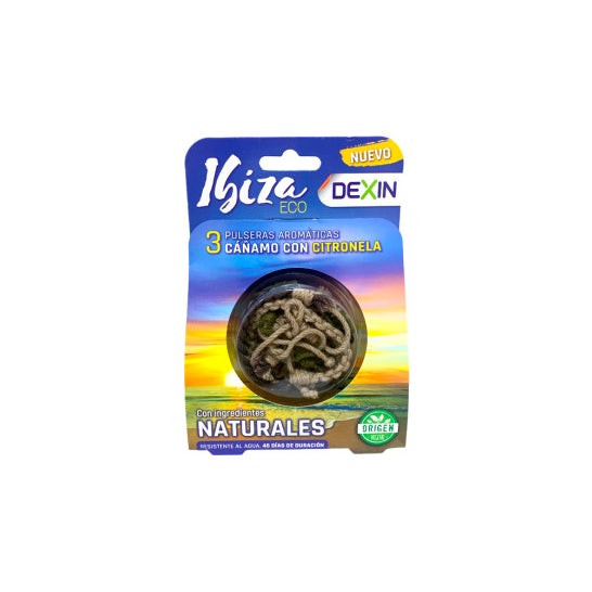 Dexin Pulseras Ibiza Citronela Bio 3uds