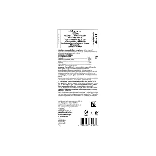 Solgar Ester-C Plus Vitamina C 1000mg 180comp