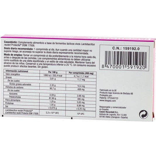 Casenbiotic sabor fresa 10comp