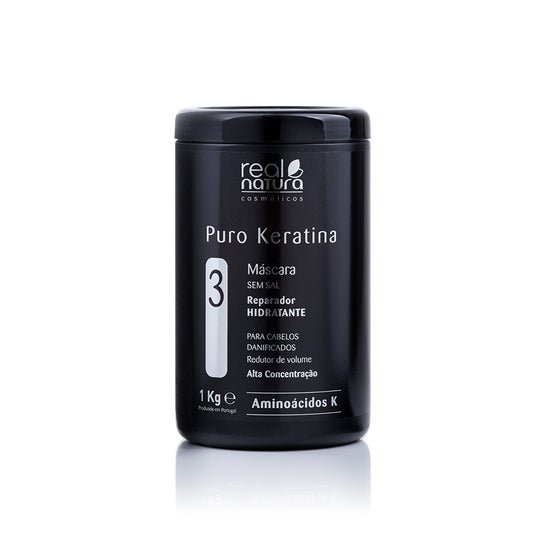 Real Natura Mascarilla Sin Sal Puro Keratina 1000 g