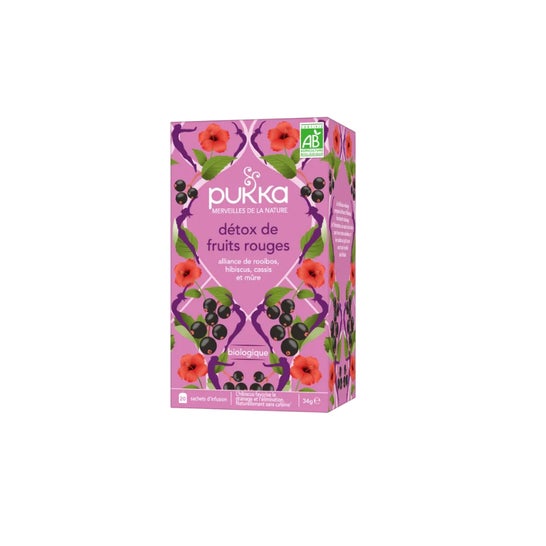 Pukka Detox Frutos Rojos 20 Sobres