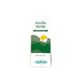 Argila Verde Fina Sakai 1 Kg