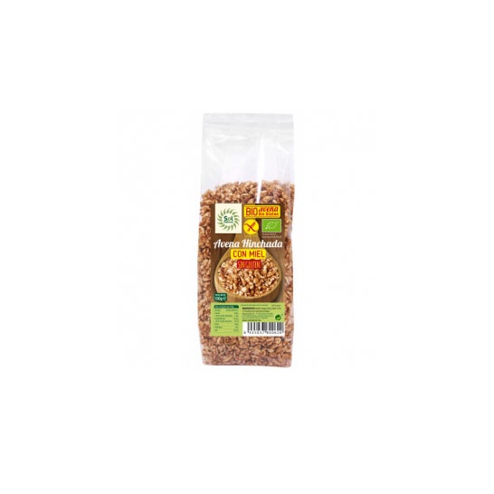 Solnatural Avena Hinchada Miel sin Gluten Bio 150g