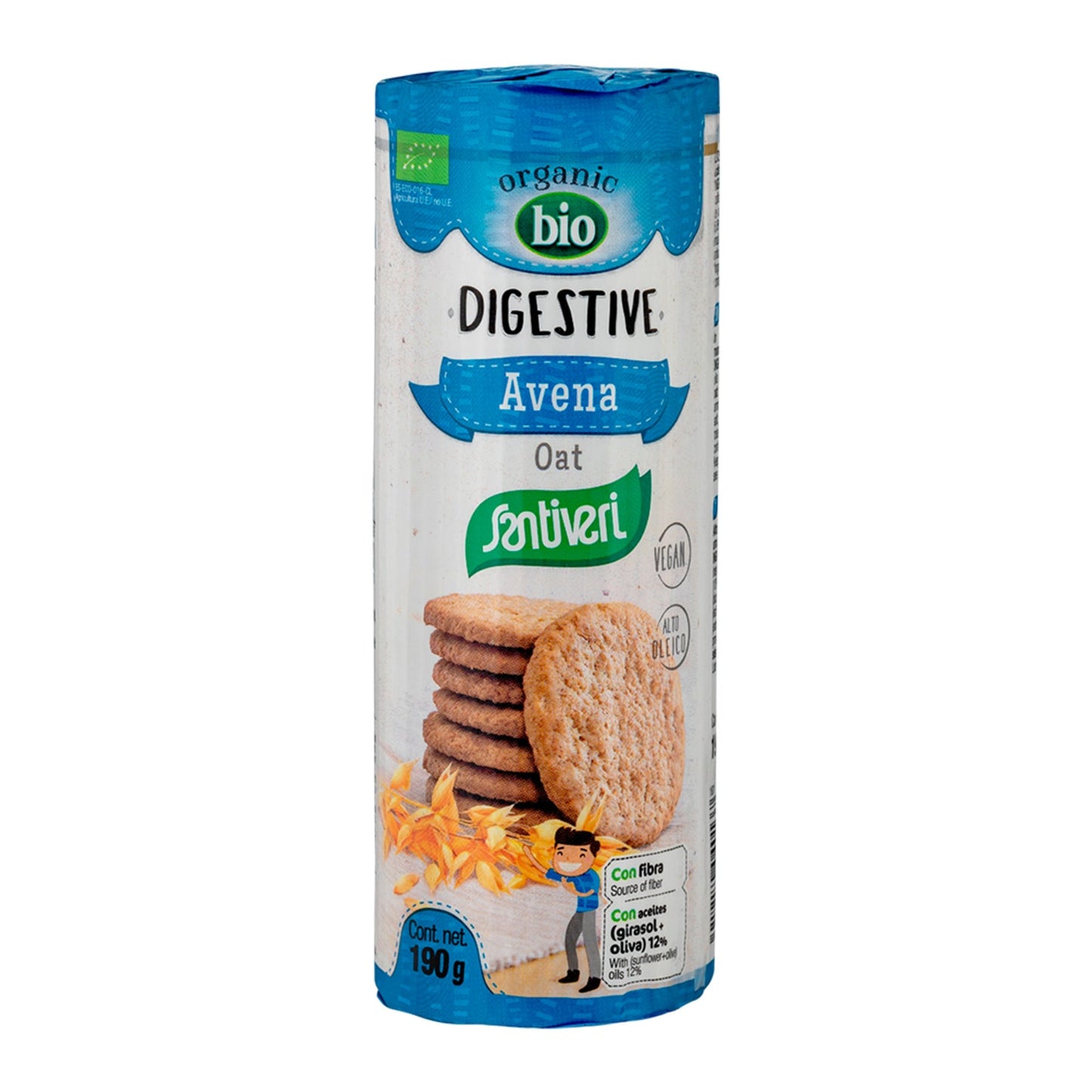 Santiveri Galletas Digestive Avena Bio 190 g