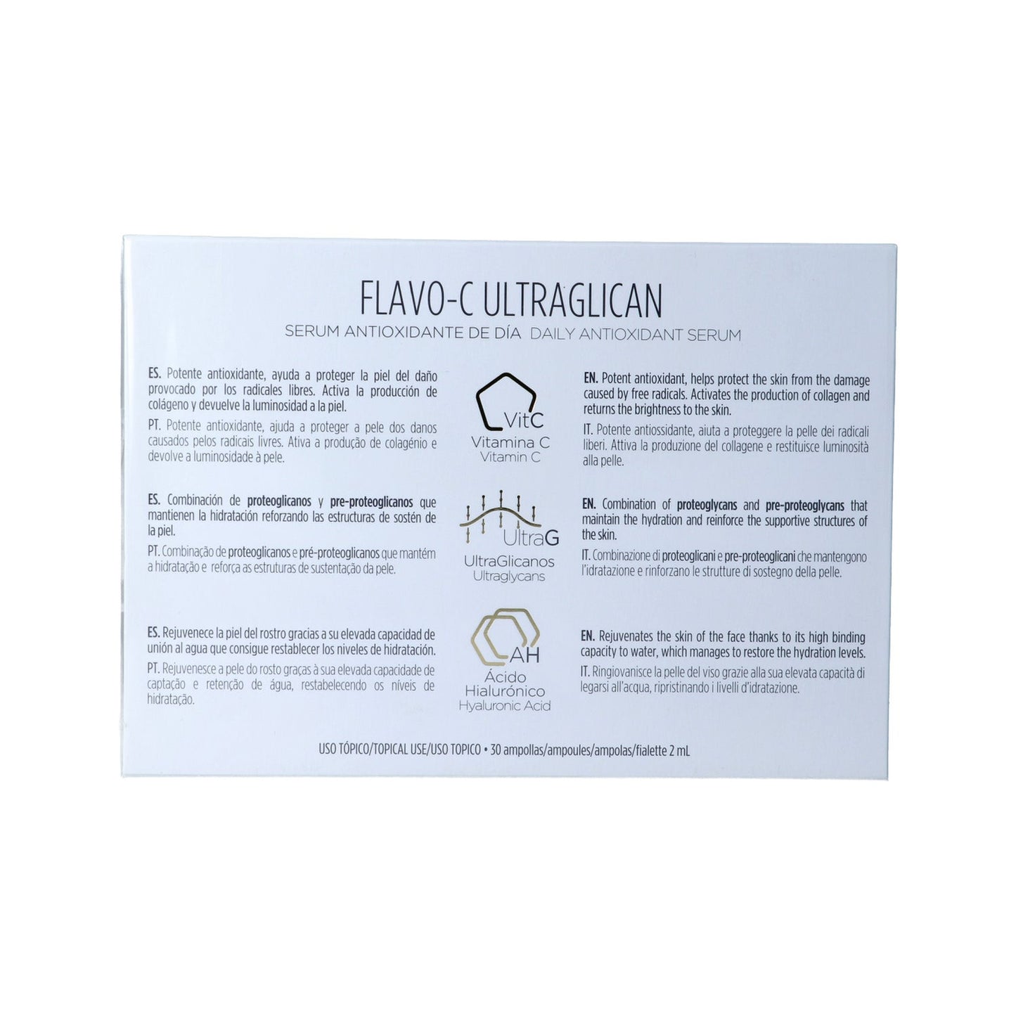ISDIN Isdinceutics Rejuvenate Flavo-C Ultraglican 30amp x 2ml