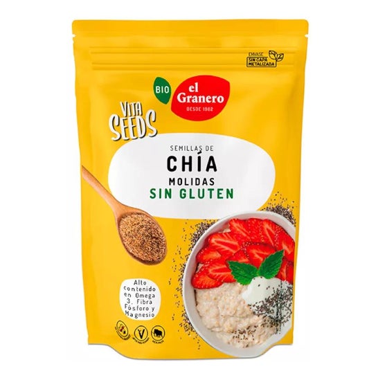 El granero Integral Vitaseeds Semillas de Chía Molidas Bio 200 g