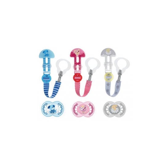 Kit de chupetes y accesorios para chupetes y accesorios a partir de los 6 meses Alfabeto de color de silicona