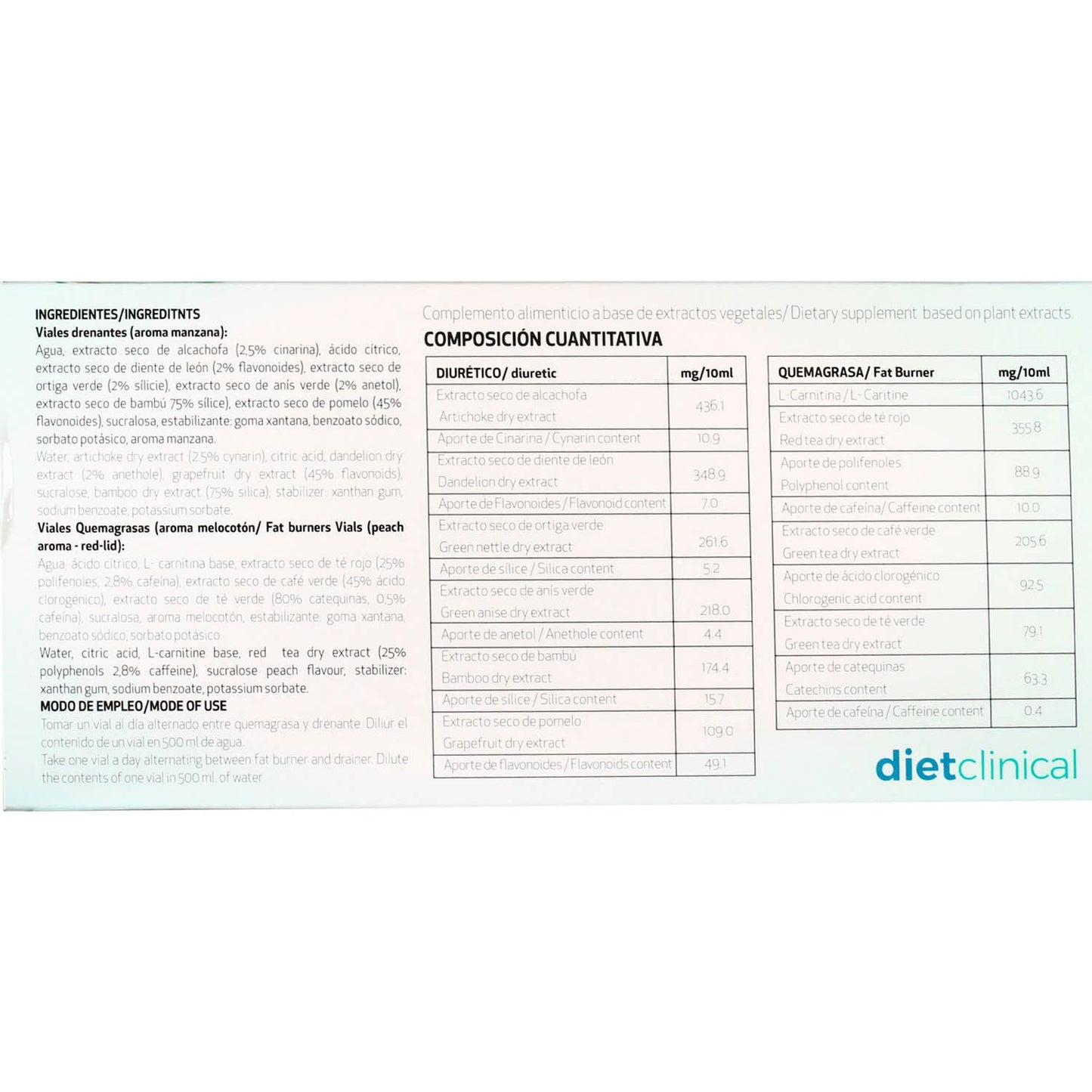 Diet Clinical Dietsbelt 14 viales