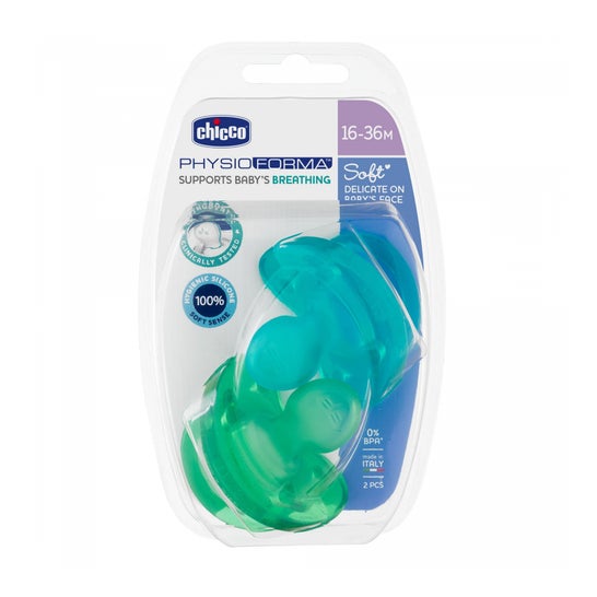 Chicco Chupetes Physioforma todo Silicona 16-36m 2uds