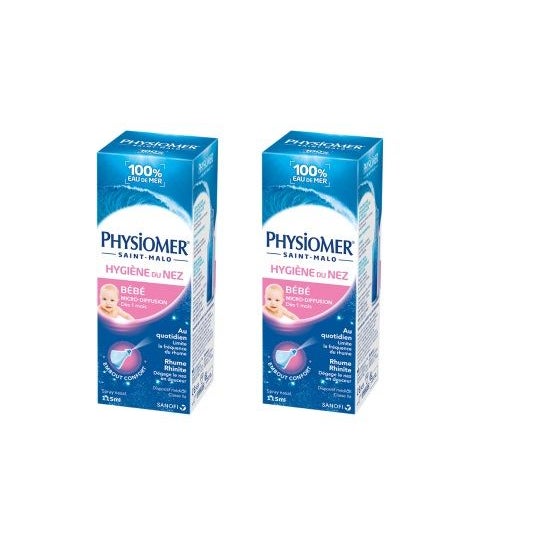 Physiomer Hygiène du Nez Bébé 2x115ml