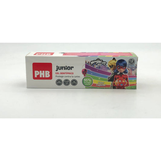 PHB Junior Gel Dentífrico Sabor Tropical 75ml