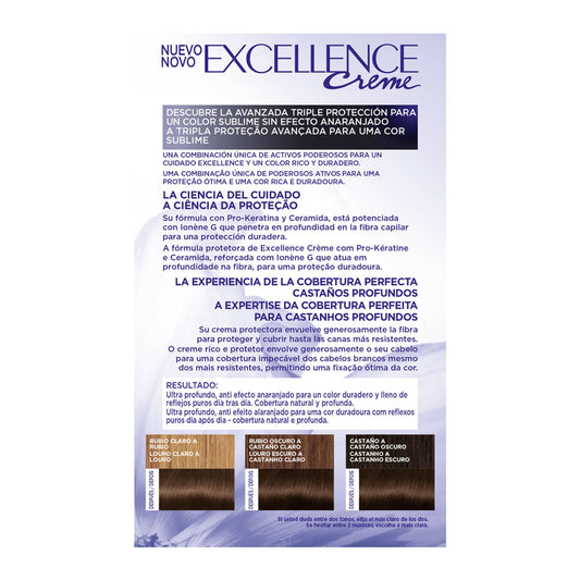 L'Oreal Excellence Brunette Tint 500 True Light Brown 1 ud