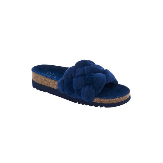 Scholl Rory Soft Microfibre Woman Navy Blue Talla 41 1 Par