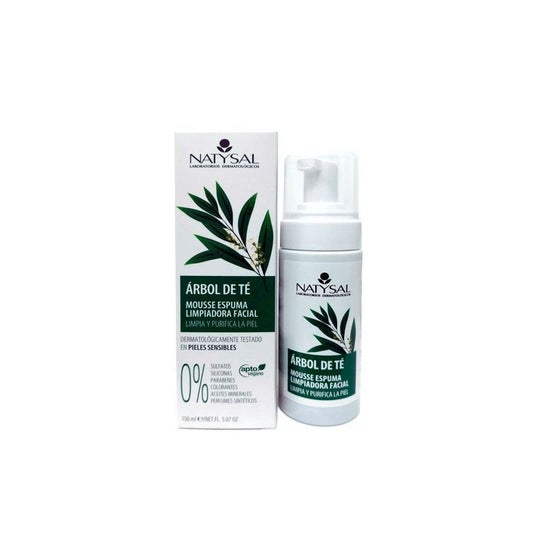 Natysal Espuma Limpiadora Facial Árbol del Té 150ml