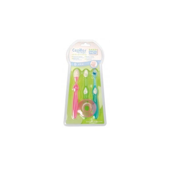 Saro set de aprendizaje cepillos de dientes 3 uds