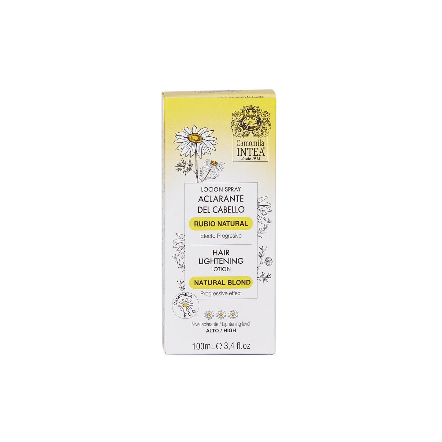 Intea Loción Spray Aclarante Cabello Camomila Rubio Natural 100ml