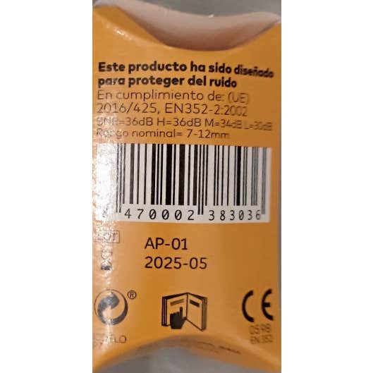 Noton tapones espuma 2uds