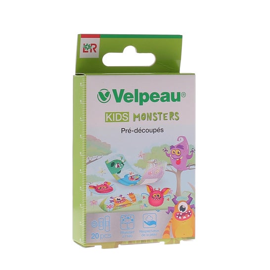 Velpeau Kids Monster 20 Pansements