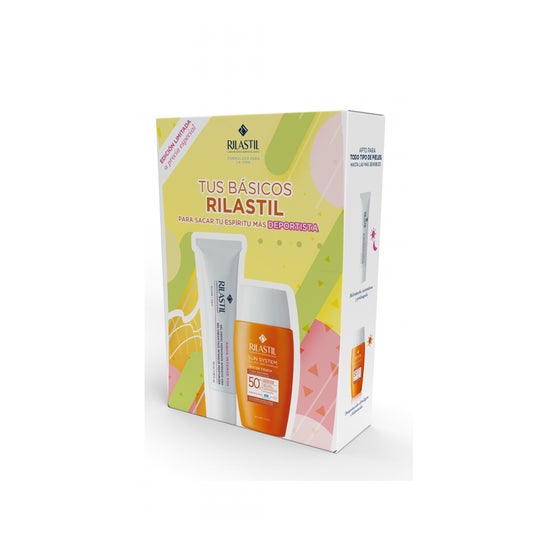Rilastil Pack Tus Básicos Deportista Aqua Intense 72H + Water Touch SPF50+ 1ud