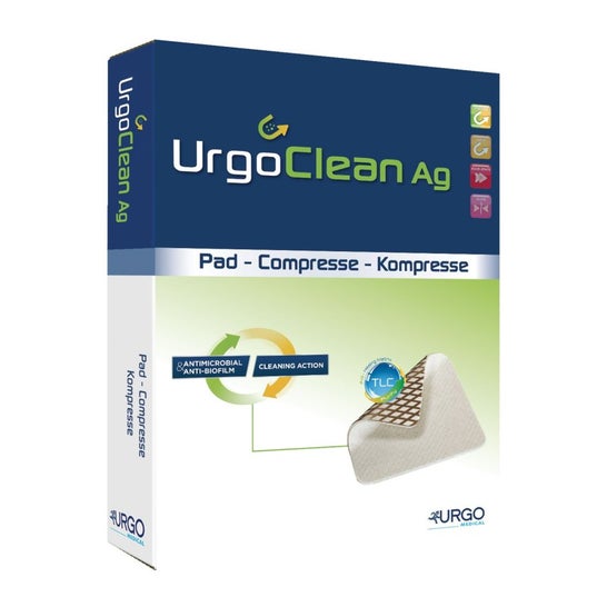 UrgoClean Ag/Plata 6X6Cm 5Pcs
