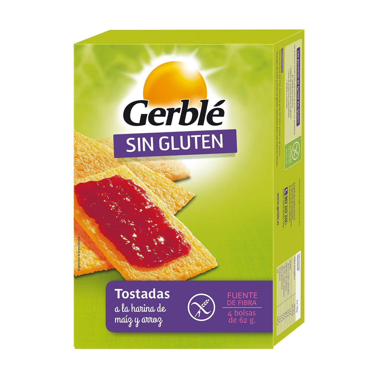 Gerble Tostadas Maíz Arroz sin Gluten BIo 250g