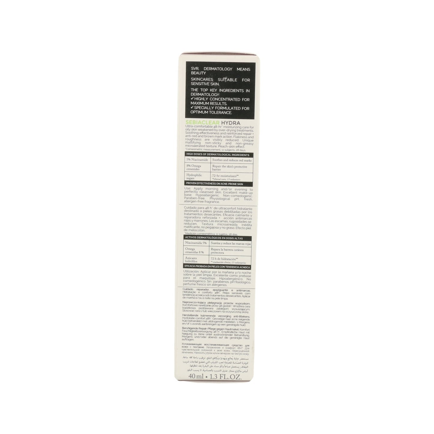 SVR Sebiaclear Hydra Crema Reparadora Hidratante 40ml