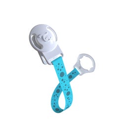TwistShake Sujetachupetes Pastel Lunares Azul 1ud