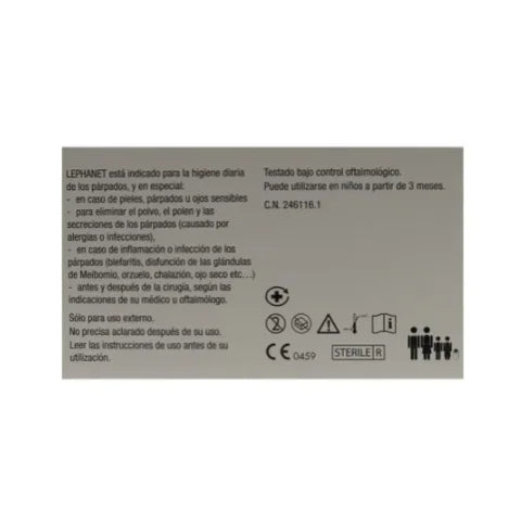 Lephanet Toallitas Esteriles Impregnadas