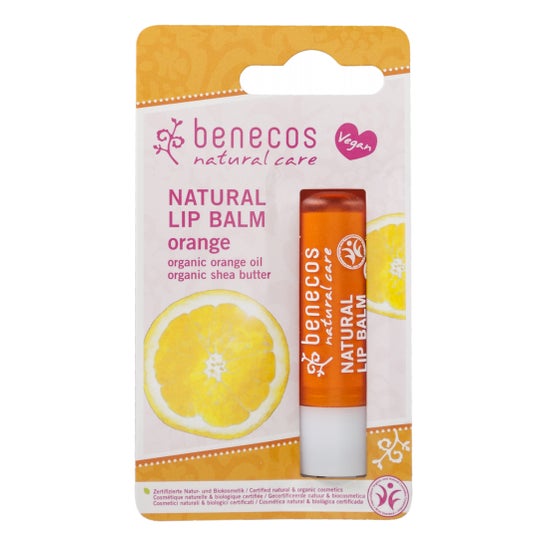 Benecos Cosméticos Bálsamo Labial Vegano Naranja 48 g