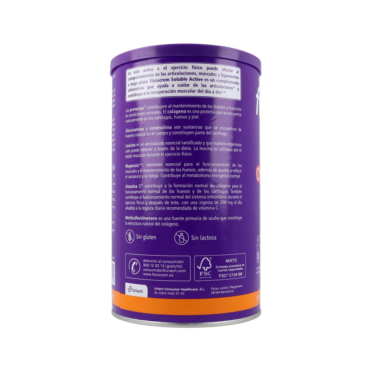 Fisiocrem Soluble Active Articulaciones y Músculos 480g