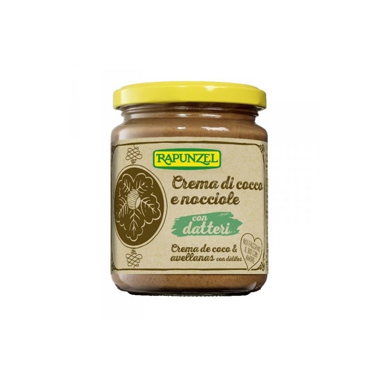 Rapunzel Crema de Coco y Avellanas Dátiles Bio 250 g