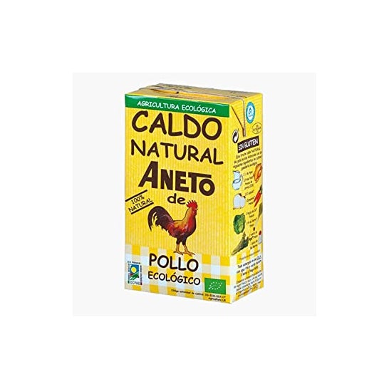 Aneto Caldo Pollo Sin Gluen Lactosa Bio 1000ml