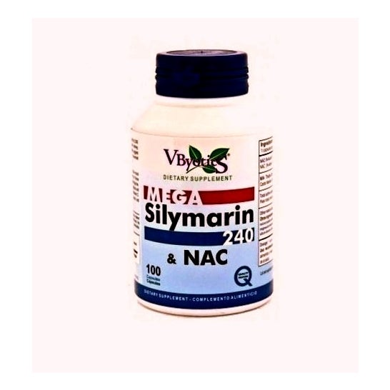 Vbyotics Mega Silymarin 240 & Glutatión 100 caps
