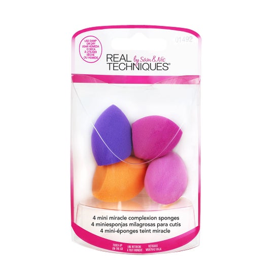 Real Techniques Miracle Complexion Mini Esponjas 4 uds