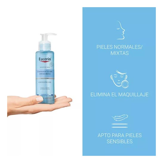Eucerin DermatoClean Gel Limpiador Facial 200ml