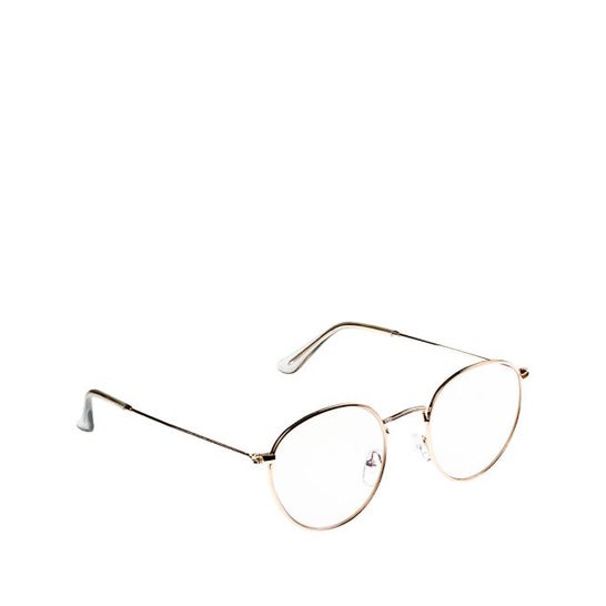 Acofarma Nesira Gafas Luz Azul +2.0 Dorada 1 ud