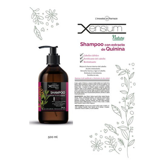 Xensium Nature Champú Extracto de Quinina 500 ml