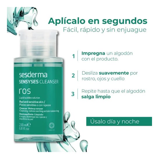 Sesderma Sensyses Cleanser Ros Desmaquillante Limpiador 200ml