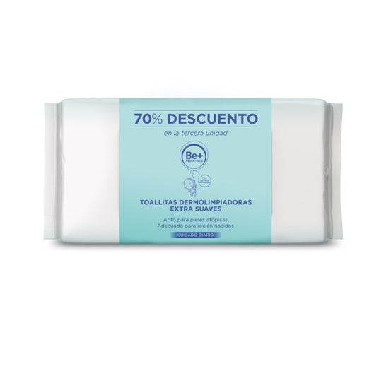 Be+ Pediatrics Toallitas Humedas Extra Suaves Triple 72 Toallitas 3 U