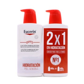 Eucerin Duplo Loción Enriquecida 2x1L