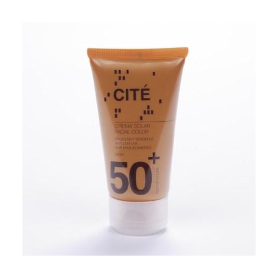Cite Protector Solar Fps 50+ Crema Facial Color + 50ml