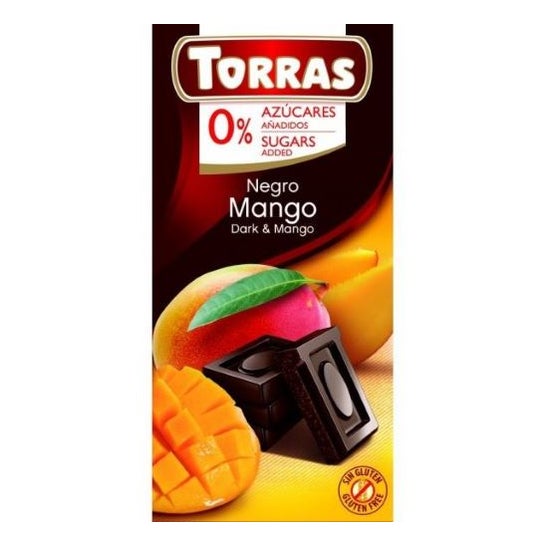 Torras Chocolate Negro con Mango 75g