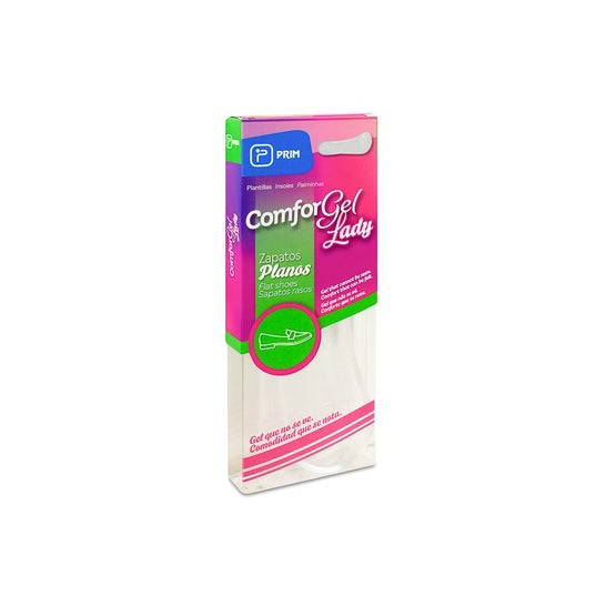 Plantilla comforgel para zapato plano.