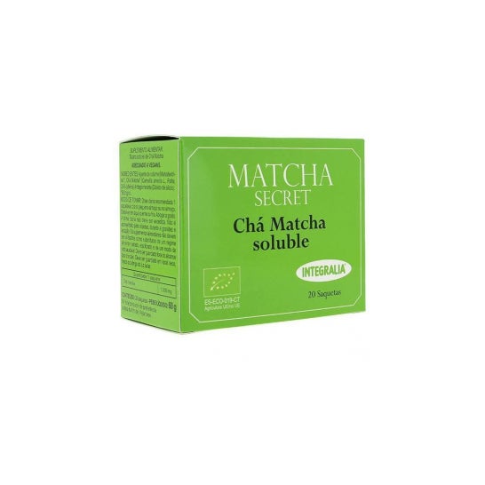 Té Matcha Ecologico Soluble Integralia 20 Sobres