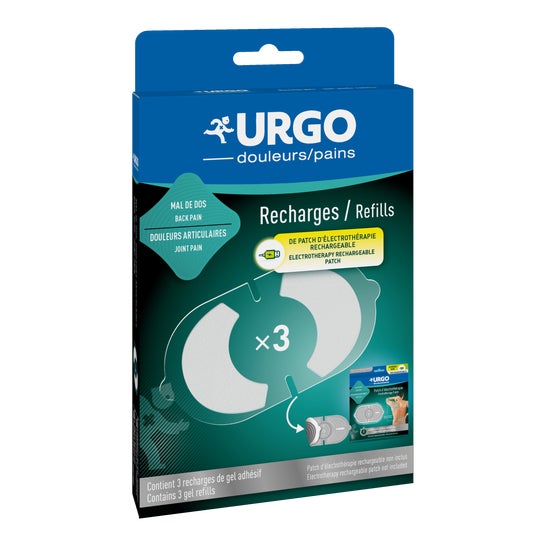 Urgo Recargas Parche de Electroterapia Pack 3 sobres (90 usos)