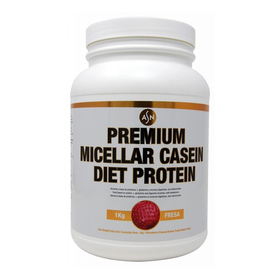 Asn Premium Micellar Casein Fresa 1000 g