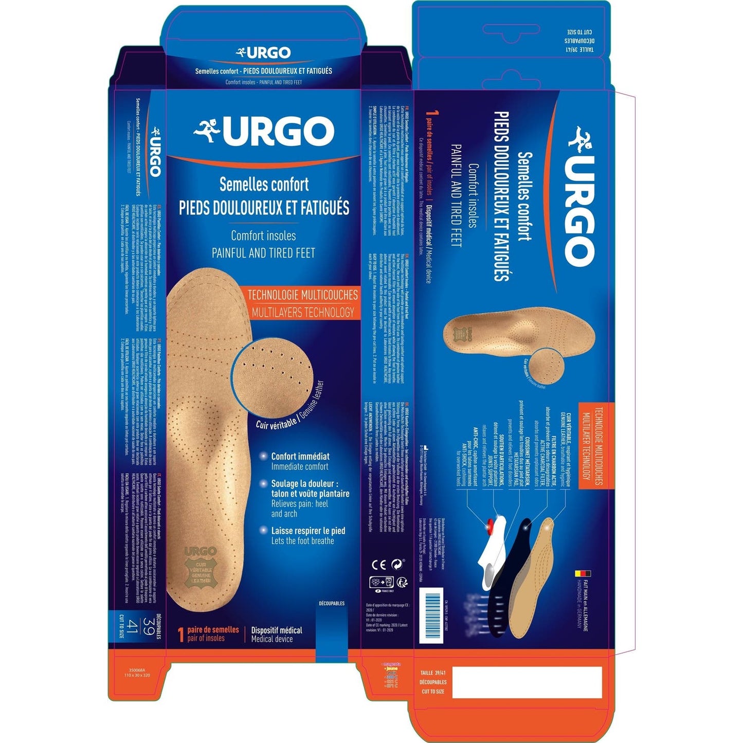 Urgo Plantillas Confort T 42-44