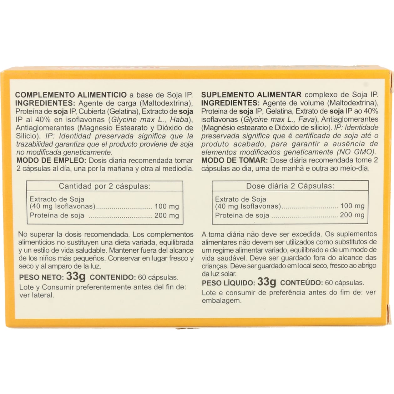 Integralia Isoflavonas Soja 60 cápsulas