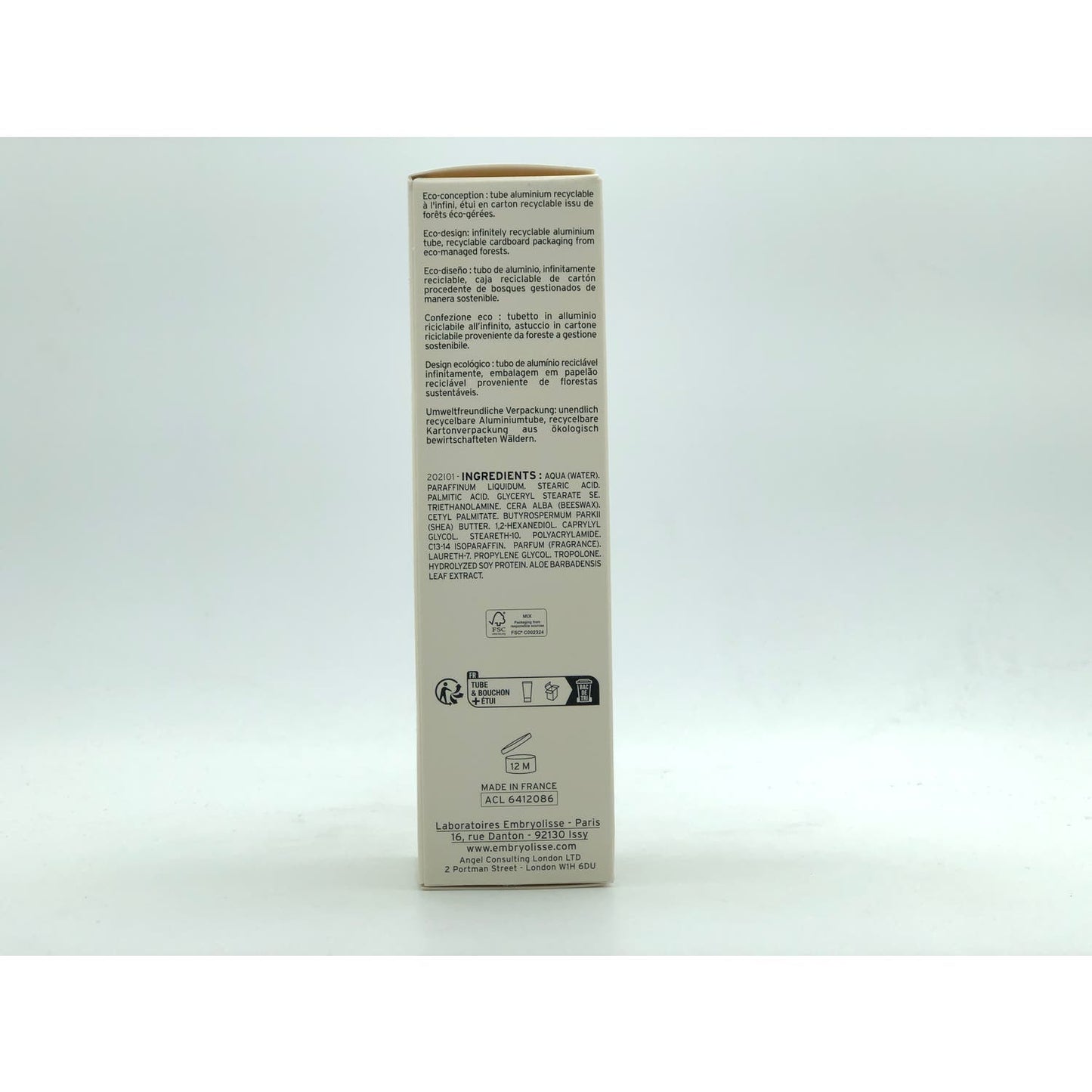 Embryolisse Leche Crema Concentrada 75ml