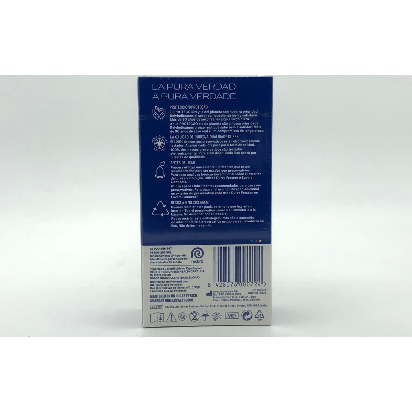 Durex Natural XL Preservativos 12uds